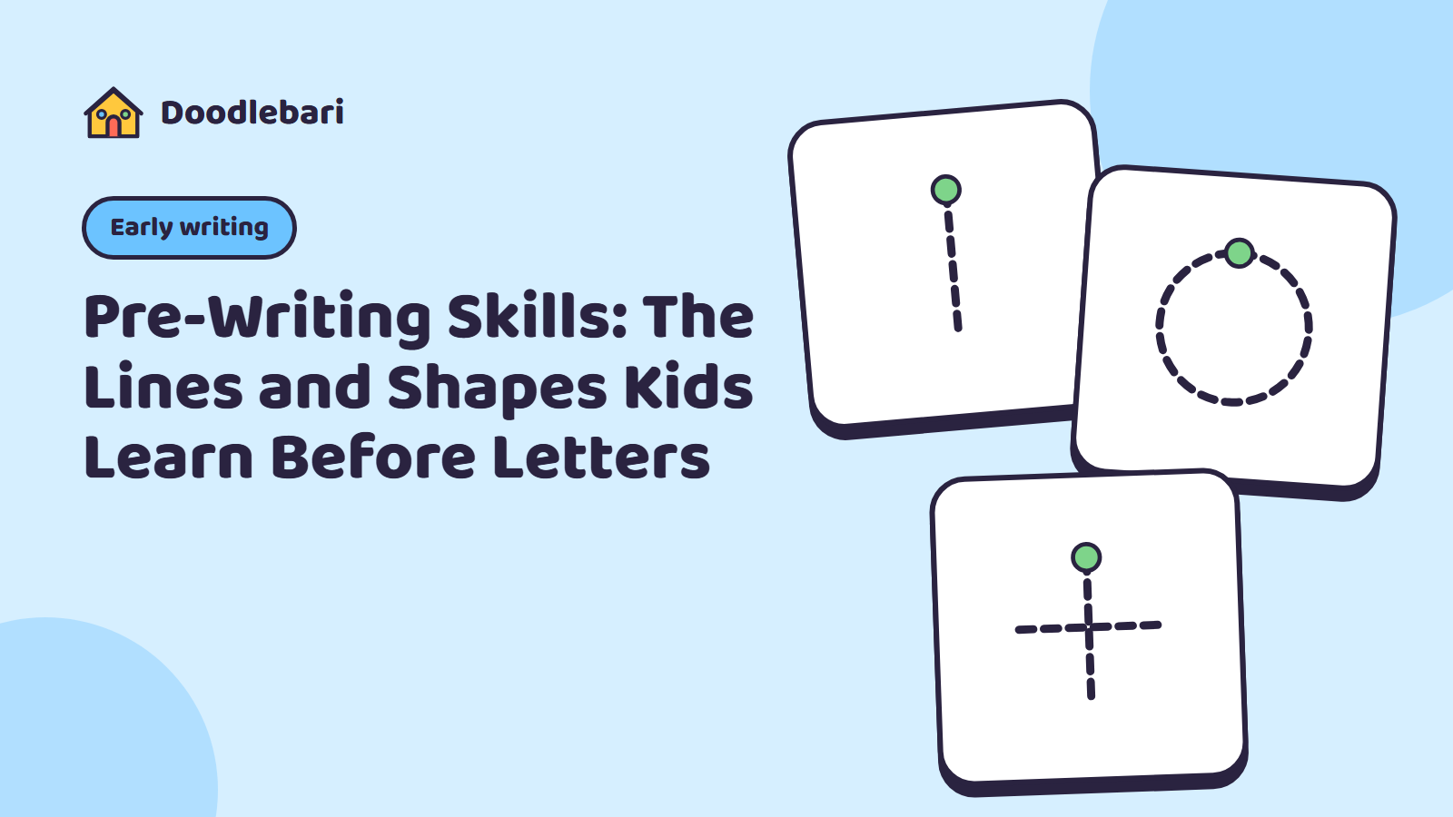 Pre-Writing Skills: The Lines and Shapes Kids Learn Before Letters